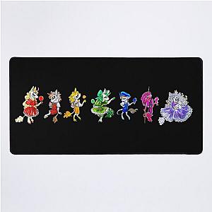 Dapper Unicorn Foals Rainbow Desk Mat