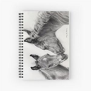 Two Foal Spiral Notebook
