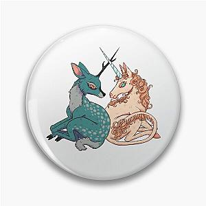 Unicorn Foals Flat Color Pin