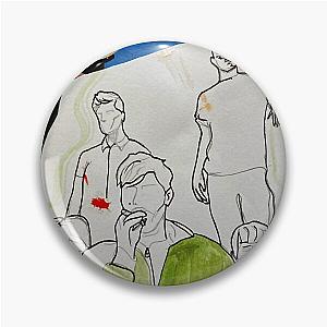 Foals band illustration classic pin