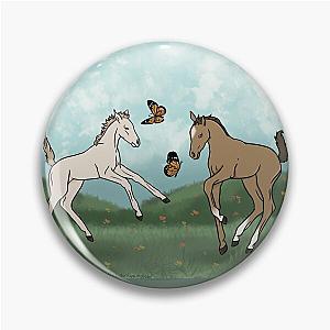 Frolicking Foals Pin