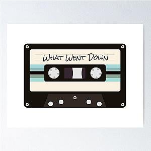 Foals What Went Down cassette design Poster