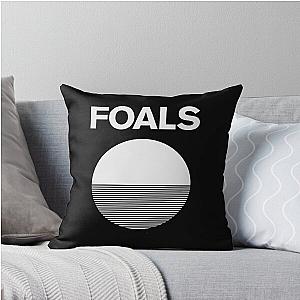 Foals band throw pillow