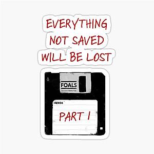 Foals Everything Sticker