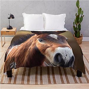 Baby Foals Throw Blanket