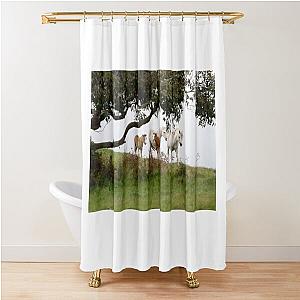 Mares and Foals Shower Curtain