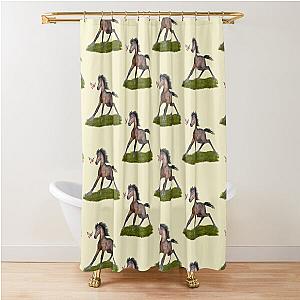 Is this dangerous A Foal's Tale Shower Curtain