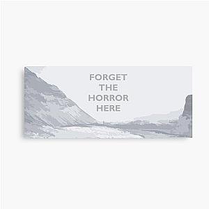 Forget The Horror Here Foals Canvas Print