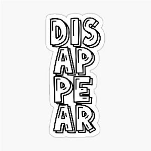 Disappear Sticker