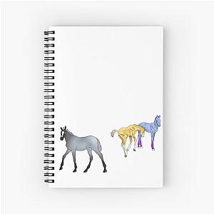 Three foals Spiral Notebook