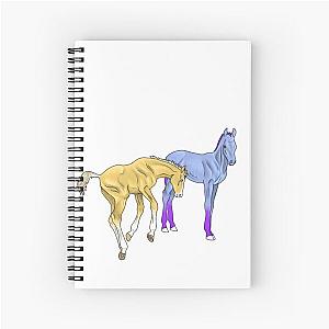 Two foals Spiral Notebook