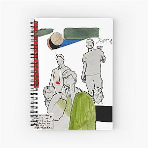 FOALS band illustration Spiral Notebook