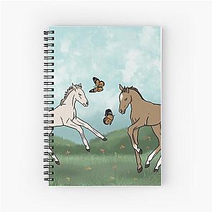 Frolicking Foals  Spiral Notebook