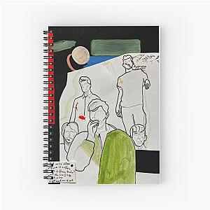 FOALS band illustration Spiral Notebook