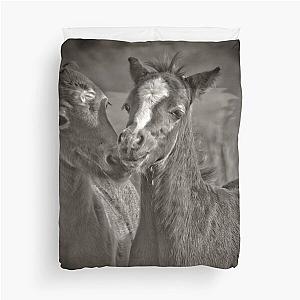 Two foals Duvet Cover