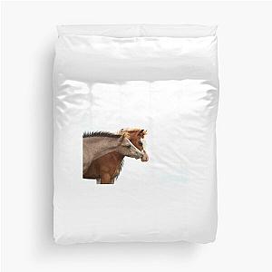 Colt foals Duvet Cover