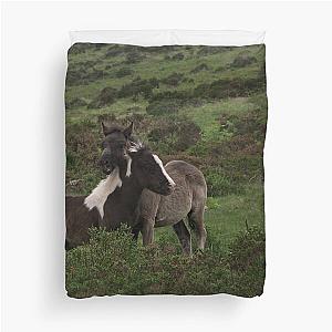 Wild Dartmoor Foals Duvet Cover