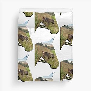 two beautiful foals Duvet Cover