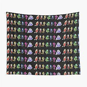 Rainbow Dapper Unicorn Foals Tapestry