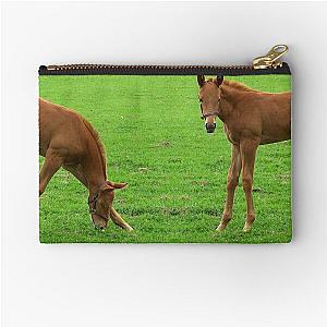 Twin Foals Zipper Pouch