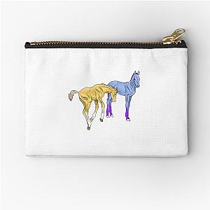 Two foals Zipper Pouch