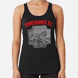 Fontaines DC Fan Art Tribute Design Racerback Tank Top