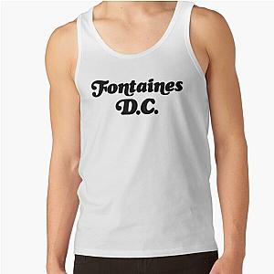 Fontaines DC Merch Fontaines Logo Tank Top 
 Becomes: 
 Fontaines DC Merch Tank Top