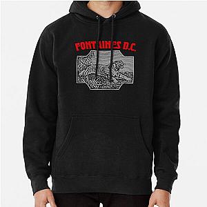 Fontaines DC Fontaines DC Fan Art Tribute Pullover Hoodie