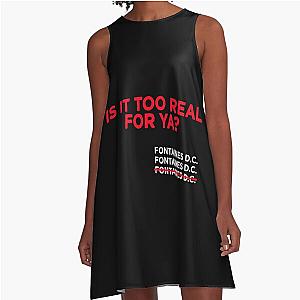 Fontaines Dc Irish Post Punk A-Line Dress