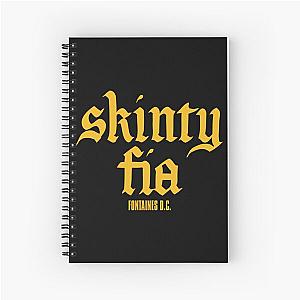 Fontaines DC Merch Skinty Fia Spiral Notebook