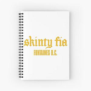 Fontaines DC Merch Skinty Fia Spiral Notebook