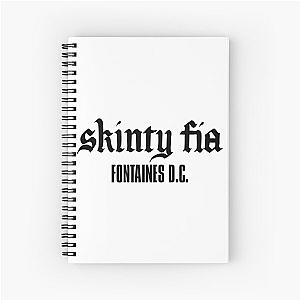 Fontaines DC Merch Skinty Fia Spiral Notebook