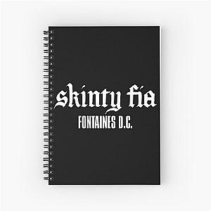 Fontaines DC Merch Skinty Fia Spiral Notebook