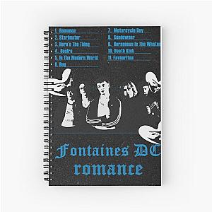 Fontaines Dc spiral notebook