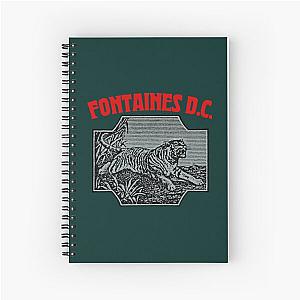 Fontaines Dc Fan Art Tribute Design Spiral Notebook