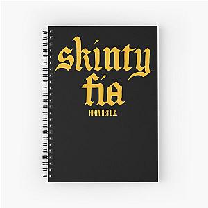Fontaines DC Merch Skinty Fia Spiral Notebook