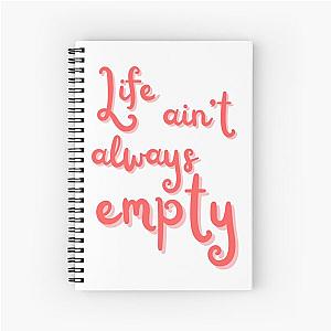 Fontaines D.C. Life's Not Always Empty Spiral Notebook