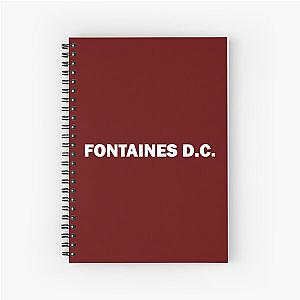 Fontaines DC Dublin Band Spiral Notebook -> Fontaines DC Dublin Spiral Notebook