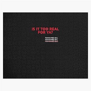EXCLUSIVE Best Selling Fontaines DC T-Shirt Jigsaw Puzzle