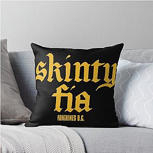 Fontaines DC Merch Skinty Fia Throw Pillow 

(cleaned up title)

*got rid of nothing, so returning the original text for this example as per instruction to "not return extra information about the process"*
