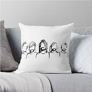 Foo Fighters Pillows - Five People Throw Pillow RB2405