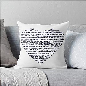 Foo Fighters Pillows - Everlong Throw Pillow RB2405