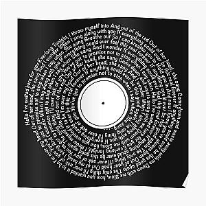 Foo Fighters Posters - Everlong Song Lyrics on Vinyl by Foo Fighters Poster RB2405