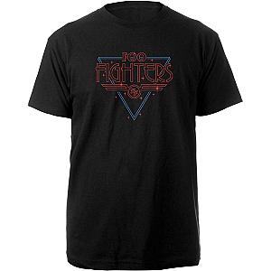 Foo Fighters T-Shirts - Black Disco Outline Classic T-shirt RA2405