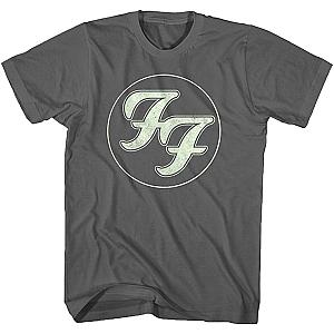 Foo Fighters T-Shirts - Gold FF Logo Classic T-shirt RA2405