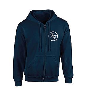 Foo Fighters Hoodies - The Colour And The Shape Zippered Hooded Sweatshirt RA2405