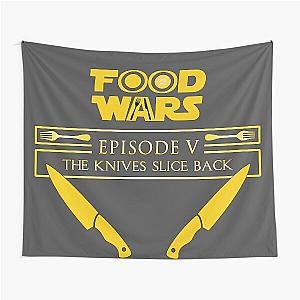 Food Wars Episode V: The Knives Slice Back Tapestry