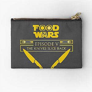 Food Wars Episode V: The Knives Slice Back Zipper Pouch