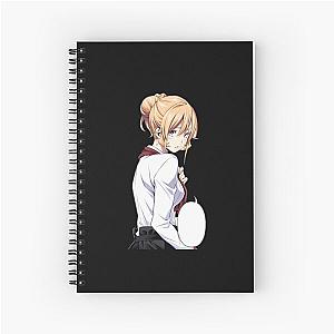 shy erina  food wars Spiral Notebook