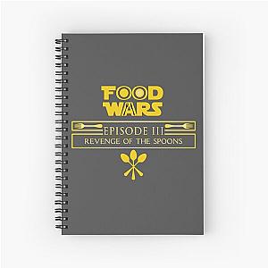 Food Wars Episode III: Revenge of the Spoons Spiral Notebook